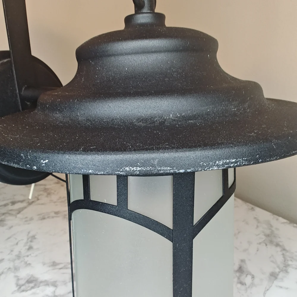 Outdoor Wall Lantern Elegant Black